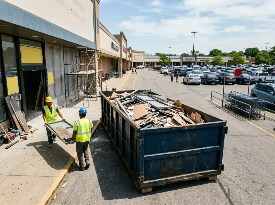 retail-store-renovation-debris-003 — frequently asked questions, Roll-off Dumpster Rentals in Myrtle Grove, FL